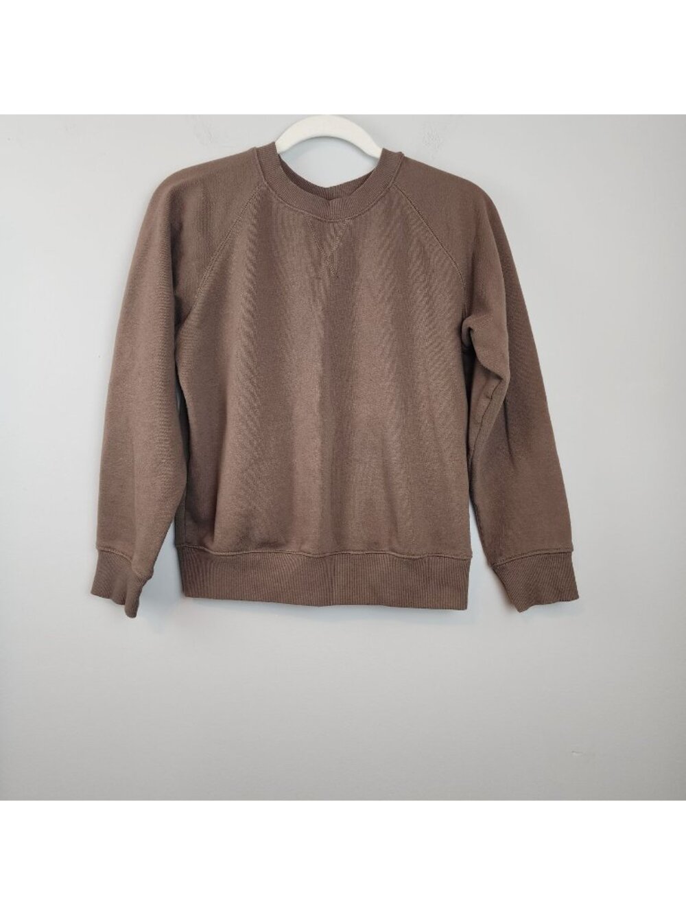 Richer Poorer brown crewneck pullover sz XS